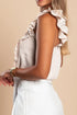 'Verity' Ruffle Wrap Tank Top - Celes Fashion